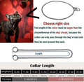Heavy Duty Dog Choke Collar Slip Dog P Chain Snake Collar Plating Anti-Rust Dog Training Collars for Small Large Dogs Bl
