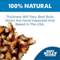 Best Bully Sticks Braided Bully Sticks Dog Chews, 12", 3 Count