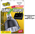 Reptile Heat Lamp Fixture with Dimming Thermostat - 5.5'' Light Dome with PID Thermostat, for Ceramic Heat Emitter & Bas