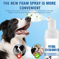 jioijioi 2Pcs Pet Dental Tartar Remover,Oral Spray for Dogs Teeth Cleaning,Pet Dental Foaming Care Spray,Dog Breath Freshener,Support Clean & Teeth and Aid in Daily Oral Use