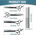 7-Inch Dog Grooming Scissors Set, 4-in-1 Pet Shears Kit