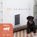 Hakuna Pets Essential Pet Door for Screens, Doors and Walls up to 2.17" Thick, for Dogs and Cats up to 11 lbs