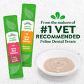 Greenies Feline Smart Purees Healthy Indoor and Skin & Fur Health Lickable Cat Treats, with Real Chicken, with Real Salmon, 0.49 oz. Tubes, 40 Count