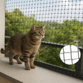 JUNFLYING Cat Balcony Netting, 10x13 FT Durable Anti-Fall Safety Net for Cats