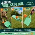 Dog Ball Launcher with 2 Balls - Long-Distance Ball Thrower for Dogs with Ergonomic Grip & Carry Sack – Hands-Free Picku