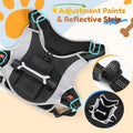 PartsBling Dog Car Harness, Dog Seat Belt Harness for Car, No Pull Adjustable Dog Harness with Seat Belt Attachment, Bre