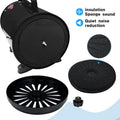 GULUQI High Velocity Professional Dog Grooming Dryer,Adjustable Temperature and Speed Hair Dryer for Pets with 4 Nozzles