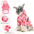 BEAUTYZOO Dog Raincoats for Medium Dogs, Waterproof Rain Jacket with Hood