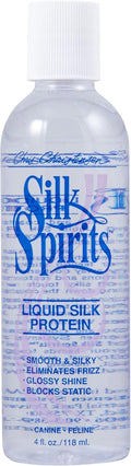 Chris Christensen Silk Spirits, Liquid Silk Protein, Dog Conditioner for Long Hair Dogs and Drop Coated Dogs, Groom Like