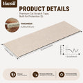 Vuesill Cat Scratch Furniture Protector, DIY Cat Scratching Mat for Couch, Sofa, Wall,Cat Post,Cat Tree Durable Furniture Guards Couch Scratcher from Cats Claws Scratching for Indoor(39.4x15.8 Beige)