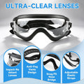 Enjoying Clear Dog Goggles Small Breed, UV Protection Sunglasses for Small Dogs, Windproof Anti-fogging, Puppy Eye Prote