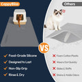 Cat Litter Mat, 34"x22" Waterproof Silicone, Litter Trapping