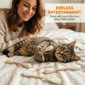 Glaciart One Swabs Cat Toys with Catnip - 6 Pk | Durable for Chew, Cute Cat Toys Interactive Kitty for Boredom, Exercise, & Play | Filled w/Organic Catnip for Anxiety & as Digestive Aid | Gift Idea
