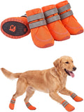 Haloumoning Dog Shoes Mesh Breathable Non-Slip Boots & Paw Protectors