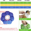 Cat Soft Cone Collar, Adjustable Cat Recovery Cones to Stop Licking Wounds, Waterproof Pet Elizabethan Recovery Collar f
