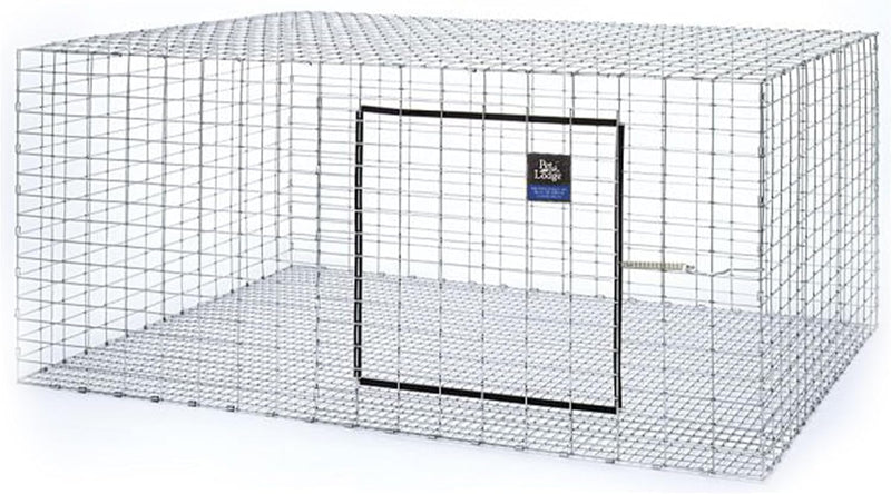 Pet Lodge® Wire Rabbit Hutch | Rust Resistant Galvanized Wire Mesh | Easy to Assemble Stackable Rabbit Cage | Made in US