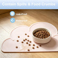 Cat & Dog Food Mat Silicone Pet Feeding Mat with Raised Edges