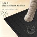 Silicone Cat Litter Mat,Large Waterproof,33.9 x 21.9 in