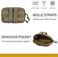 ONETIGRIS EDC Horizontal MOLLE Pouch for Tool Treat Med
