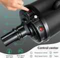 Blanlody Dog Dryer Pet Hair Blower High Velocity for Grooming, Blow 3800W/5.2HP for Large Dogs Sechoir Pour Chien with Stepless Adjustable Speed, 4 Different Nozzles and Dog Brush,Black