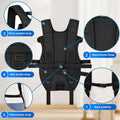 Dog Backpack Carrier, Adjustable Puppy Chest Carrier (Medium)