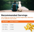Nutri-Vet Fish Oil Supplement for Dogs, Omega 3, Fish Oil for Dogs, Pet Supplies, Pet Vitamins and Supplements, EPA DHA Formula, Puppy Vitamins, Shed Control, New Puppy Essentials, 100 Count