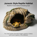 Reptile Hide Skull Animal Skeletons Decorations, Aquarium Hideaway Cave Fish Tank Decorations for Amphibians, Betta Fish