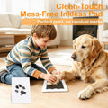 Nabance Inkless Paw Print Kit for Dogs, Cats & Babies, 4 Clean Touch Ink Pads and 8 Imprint Cards, Pet Paw Print Impression Kit for Dog Nose & Baby Handprint Kit, Keepsake Gift for Pet Lovers,New Moms