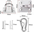 ZENGSUSU Dog Tie Out Mounted Wall Hook with Clip - Secure Dog Leash Parking Indoor&Outdoor, Stainless Steel Practical Lead Management for Small/Medium/Large Dogs Up to 500lbs (1pcs：Silver)