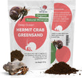 Hermit Crab Greensand – Calcium and Trace Mineral Molting Support – Non-GMO, Auto Feeder Friendly, Inert Powder Formula 