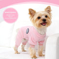 Puppy Sweater Dog Sweater for Small Dogs Girl Boy Winter Warm Soft Dog Pajamas Stretchy Jumpsuit Doggie Pet Clothes Outfits XXS~L (Pink, XX-Small)