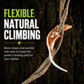 8-Foot Reptile Vines, Flexible Jungle Climber Habitat Decor