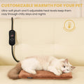Cat Heating Pad, Heated Cat Bed, 5 Temps & Timer, MET Safety Listed