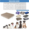 Dog Bed Cover Waterproof, Non-Slip Rectangular Pet Bed Protector for Dogs & Cats, Removable Washable Bed Sheet Replaceme