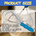 Deshedding Tool Grooming Brush for Horse Dog Cat(Double Loop)