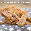 Mora Pets Cat Bed Ultra Soft Dog Crate Pad Star Print 14 x 17.5 inch
