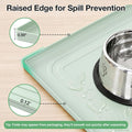 22x19 Pet Feeding Mat Waterproof Nonslip Cats and Dogs Water Bowl Mat