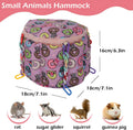 Rat Hammock for Cage, Warm Sleeping Nest Bed with Privacy Cover