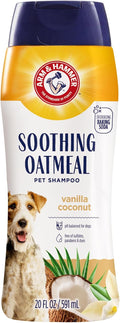 Arm & Hammer Soothing Oatmeal Dog Shampoo, Vanilla Coconut Scent, 20 Fl Oz