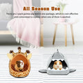 YUEPET Guinea Pig Bed 2 Pack, Warm Guinea Pig Hideouts, Shark & Giraffe