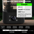 REPTI ZOO 4L Reptile Fogger Mister, Reptile Humidifier with Integrated Water Tank Design for Reduced Leaking, Ultra Quie