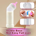 Puppies Nursing Nipple with Syringe, Wide Mouth Angled Kittens Feeding Bottles, with Ventilation Valve Resistant Tearing