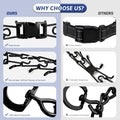 Pinch Collar for Dogs, Prong Training Collar with Quick Release Buckle for Dog Pulling Behavior Correction, Adjustable P