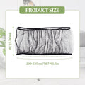 Bird Cage Cover,Bird Cage Seed Catcher,Durable Airy Nylon Mesh Net, Adjustable Birdcage Cover Skirt Seed Guard for Parro
