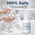 Cat Waterless Shampoo & Conditioner 2-in-1 for Cats & Kittens, No-Rinse Dry Bath Foam with Oatmeal, Aloe & Silk Protein,