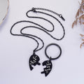 Ralukiia Best Friends Cat Dog Owner Friendship Love Necklace and Collar Charm Gift Set, Cat Dog BFF Necklace for 2, Pet Lover