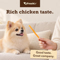 A Freschi srl® Soft Chicken Dog Treats, Chicken Breast Strips, 16 oz