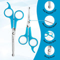 Boshel Razor-Sharp Stainless Steel Dog Grooming Scissors for Grooming Professionals at Home with Rounded Safety Tips