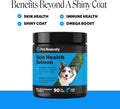 Wild Alaskan Salmon Oil for Dogs Omega 3 Fish Oil Chews - Skin + Coat Supplement for Itchy Skin Relief, Dry Skin, Hot Spots + Shedding Control - Supplements with Vitamin E + Vitamin C (Salmon, 90 Ct)