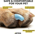 zetpo Dog Nail Caps & Claw Caps (100 pcs) - Anti Slip Dog Toe Grips & Covers for Hard Floors - Instant Traction & Mobili